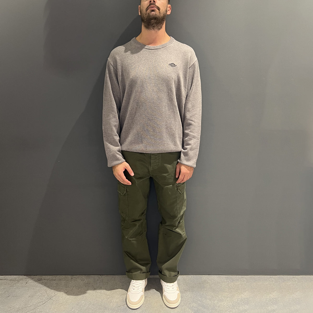 Pantaloni Curtis Cargo Over Army Green