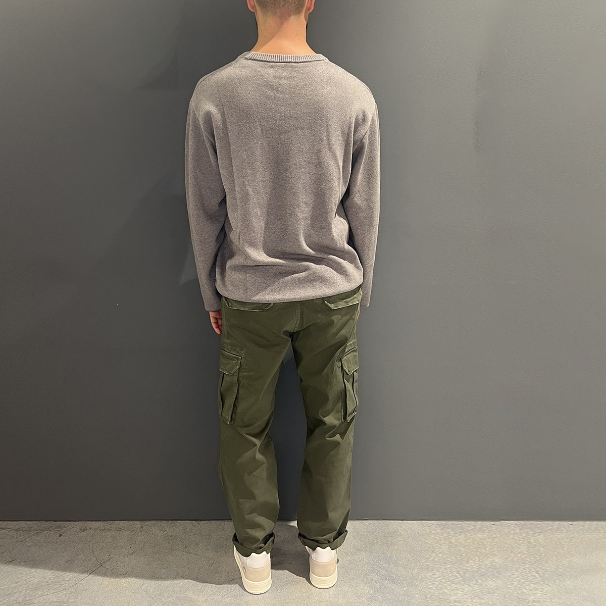 Pantaloni Curtis Cargo Over Army Green