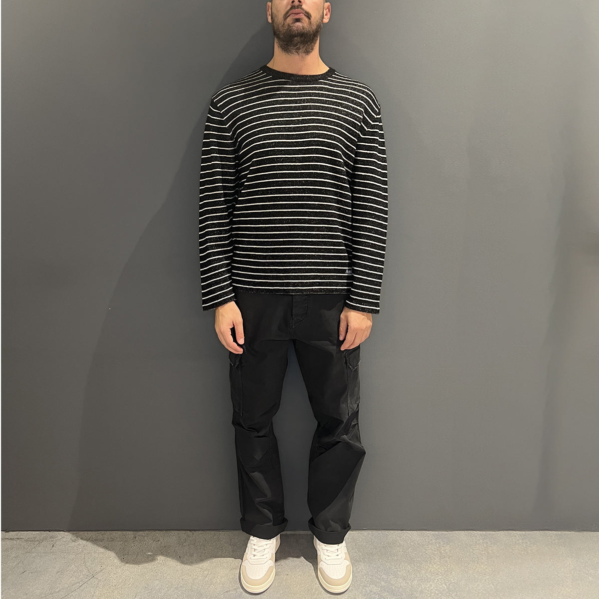 Pantaloni Curtis Cargo Over Piombo