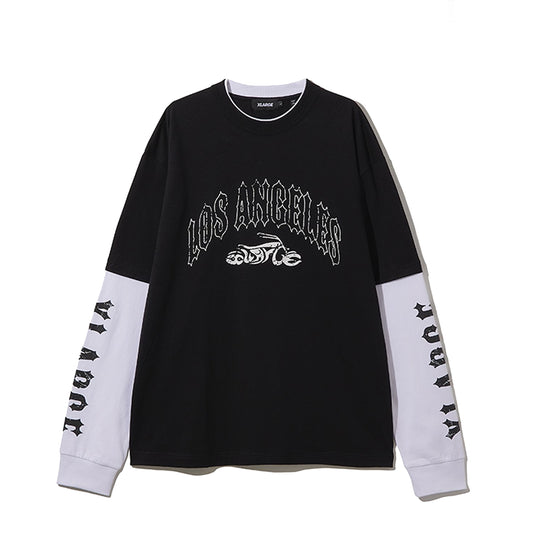 Maglia Motorcycle Layered Black