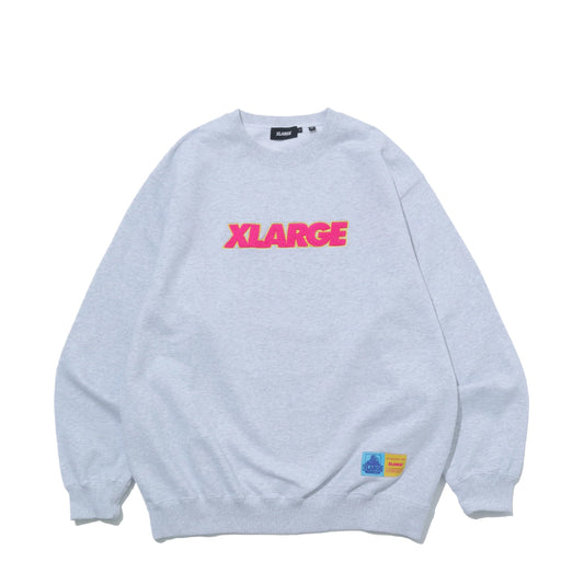 Felpa Standard Logo Crewneck Ash