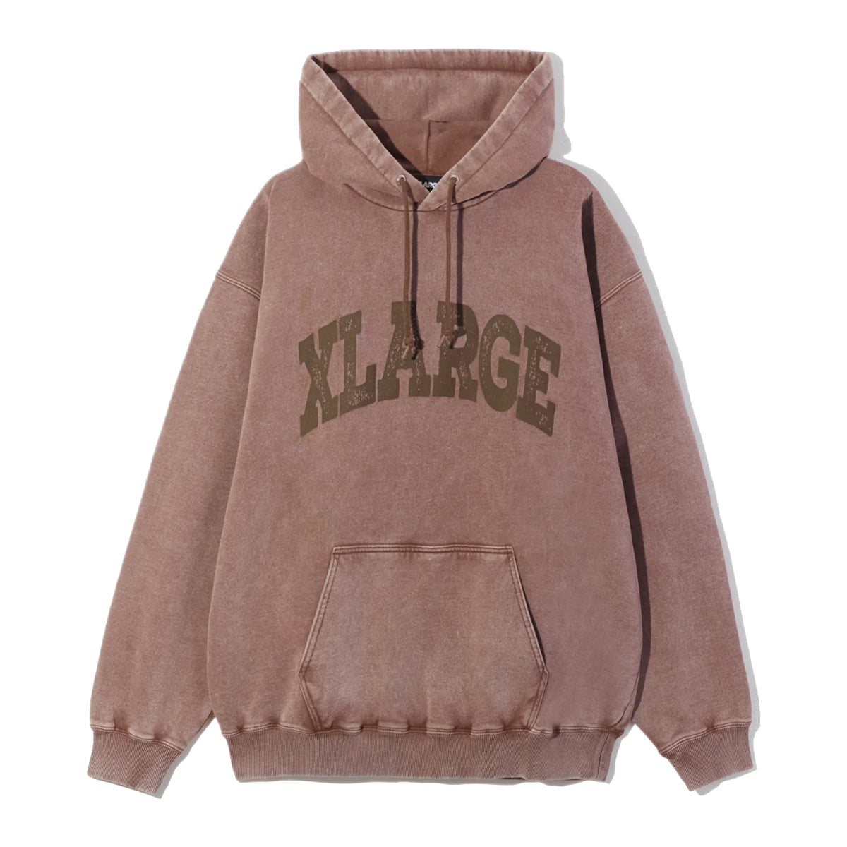 Felpa Dyed Collage Logo Brown