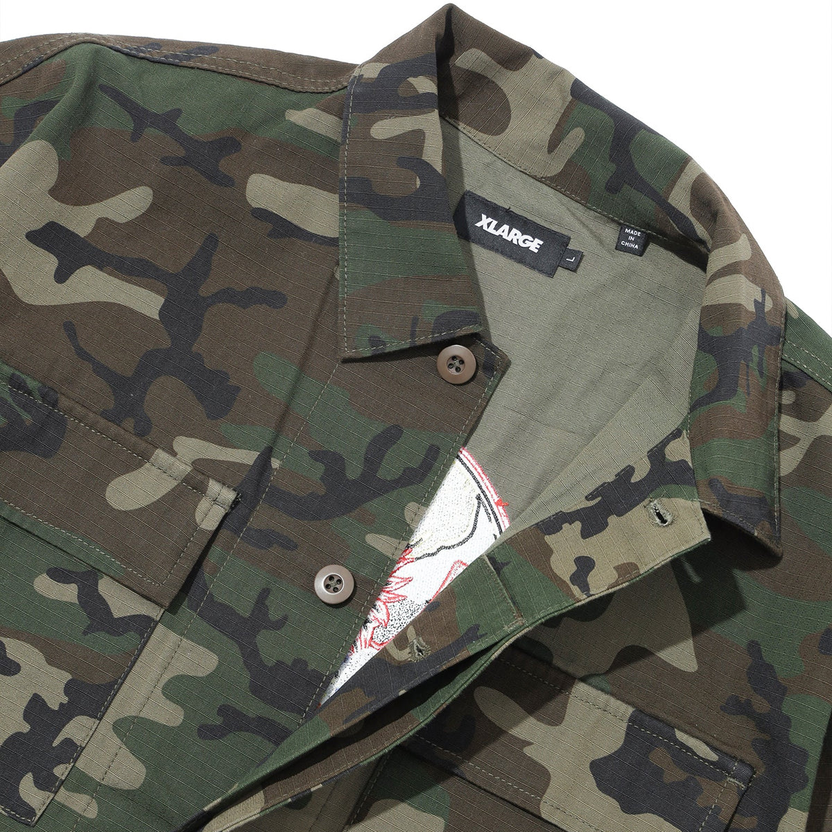 Camicia Military Camo