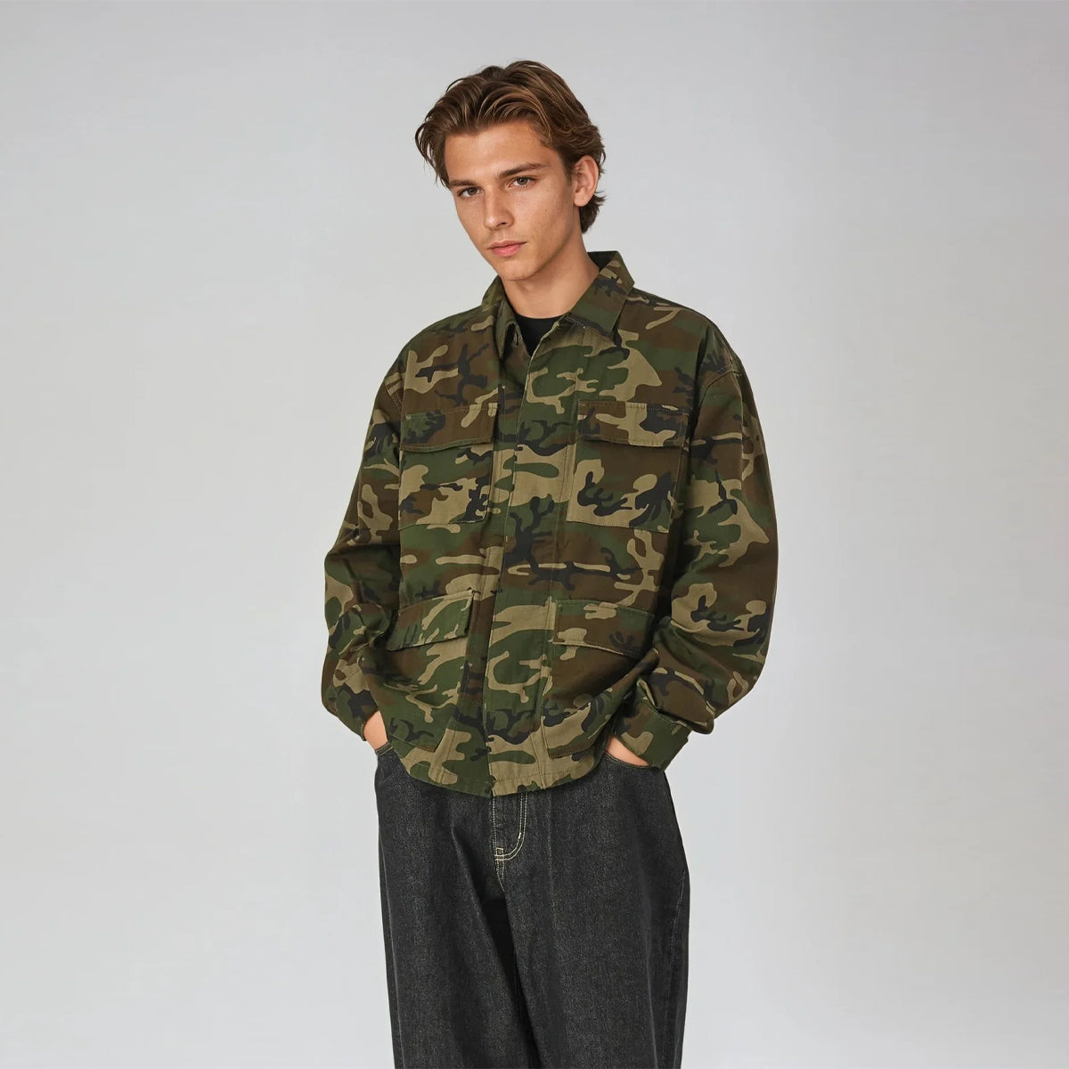 Camicia Military Camo
