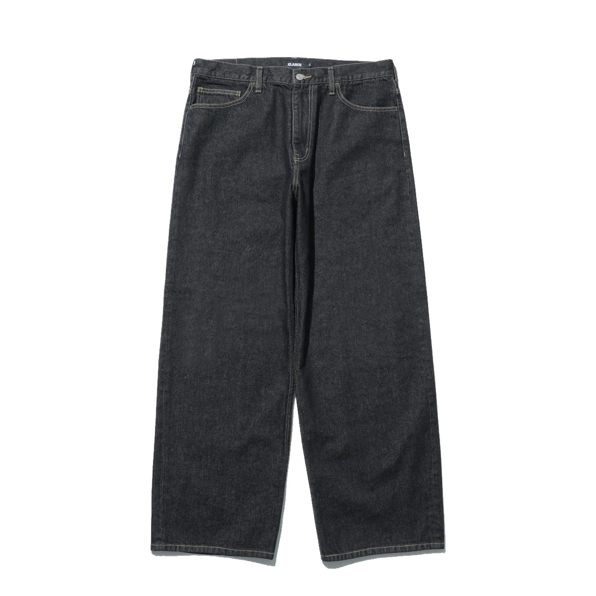 Pantaloni in denim con ricami Black