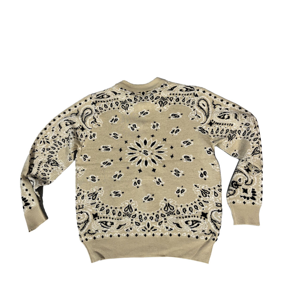 Maglione Polo Bandan Sand Cream Black