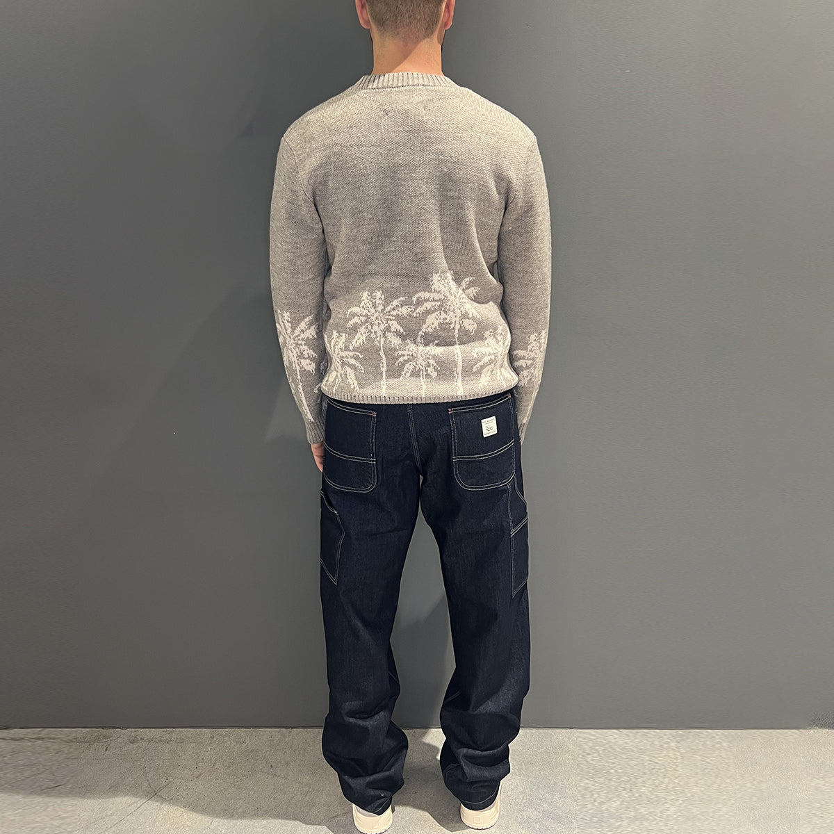 Maglione girocollo Malibu Grey