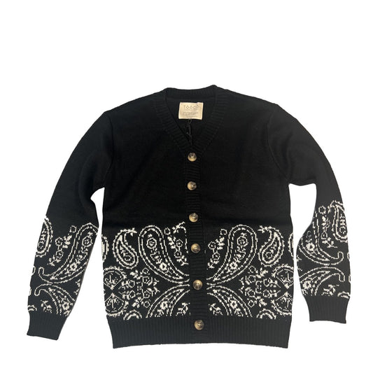Cardigan Halfdana Black Cream