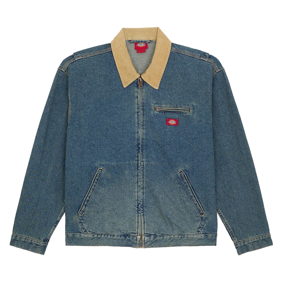 Giacca painter in jeans Khaki Tinted Blue