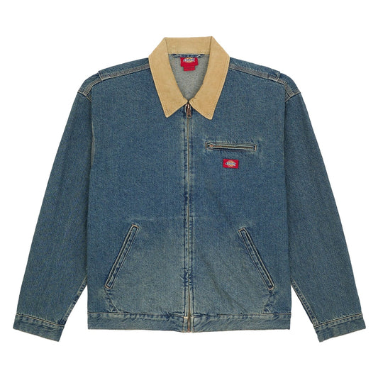 Giacca painter in jeans Khaki Tinted Blue