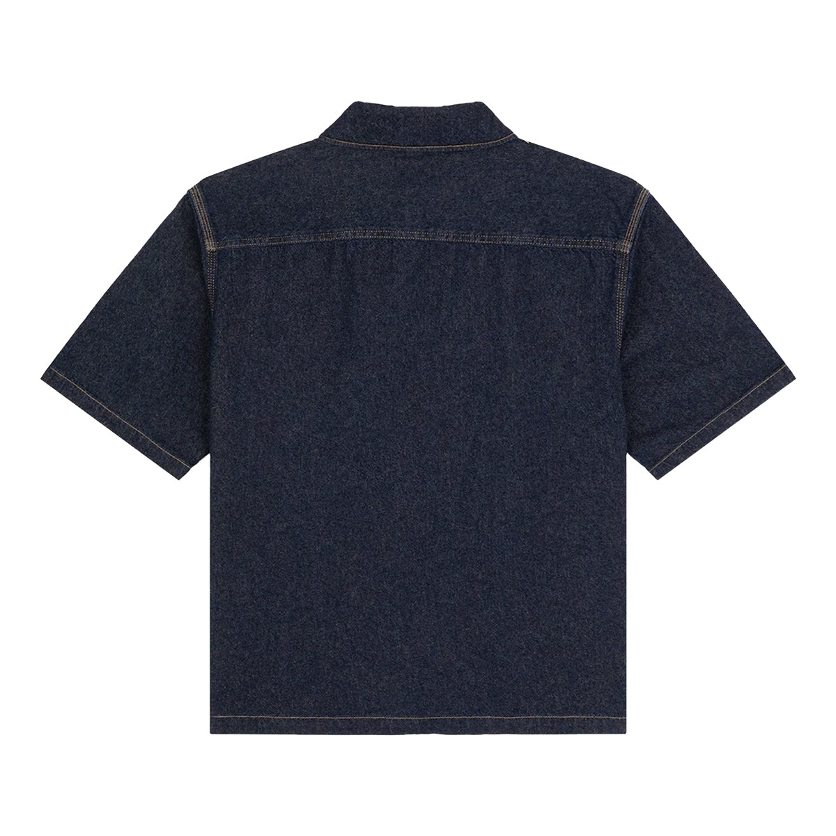Camicia a maniche corte in denim Rinsed