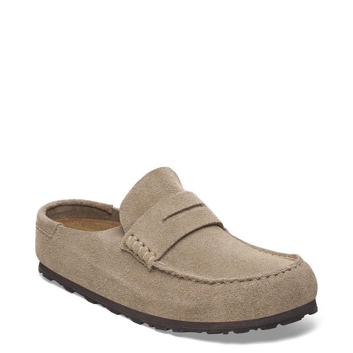 Mocassino Naples Wrapped Suede Taupe