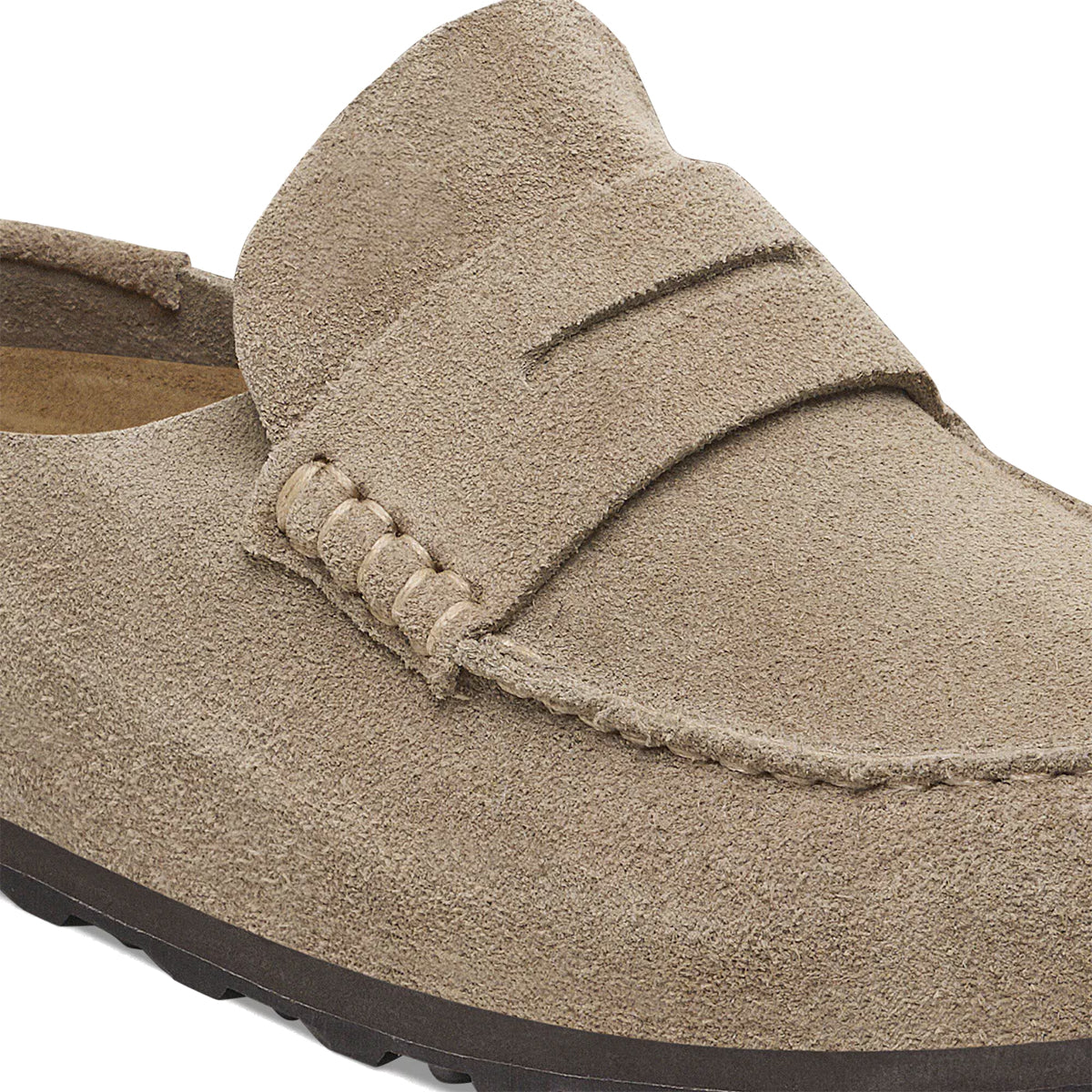 Mocassino Naples Wrapped Suede Taupe