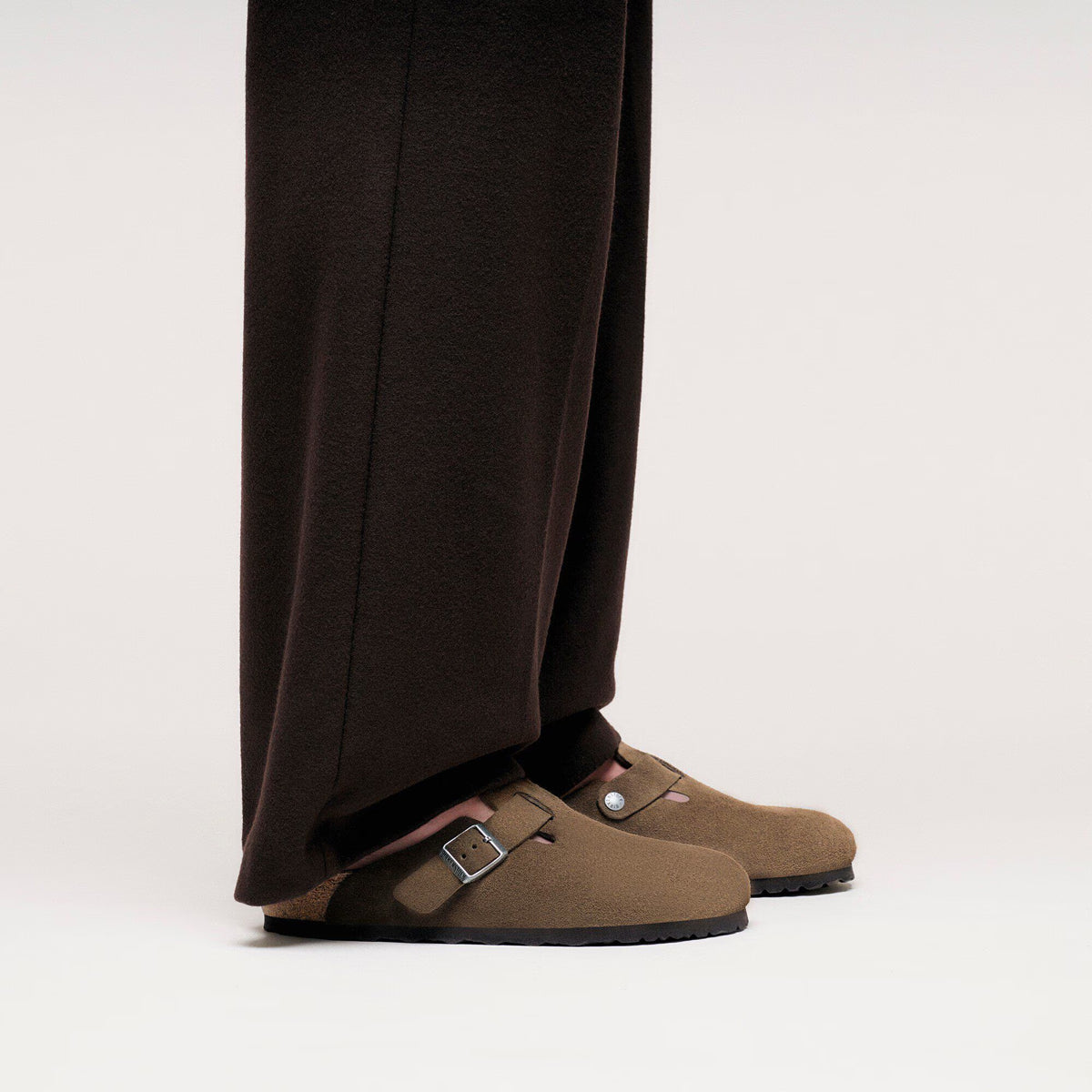 Sabot Boston suede Dark Tea