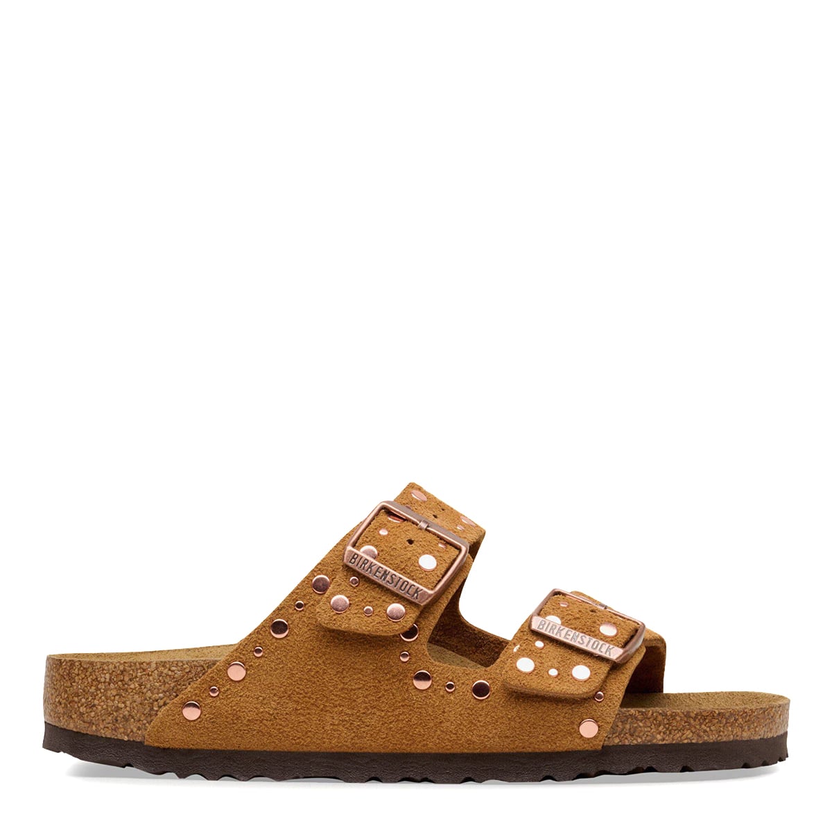 Sandali Arizona Suede Rivet Mink