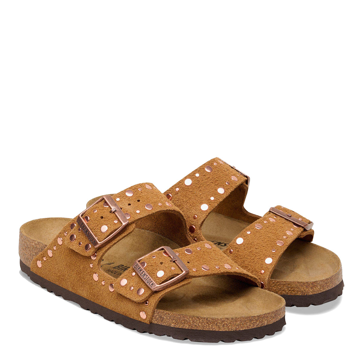 Sandali Arizona Suede Rivet Mink