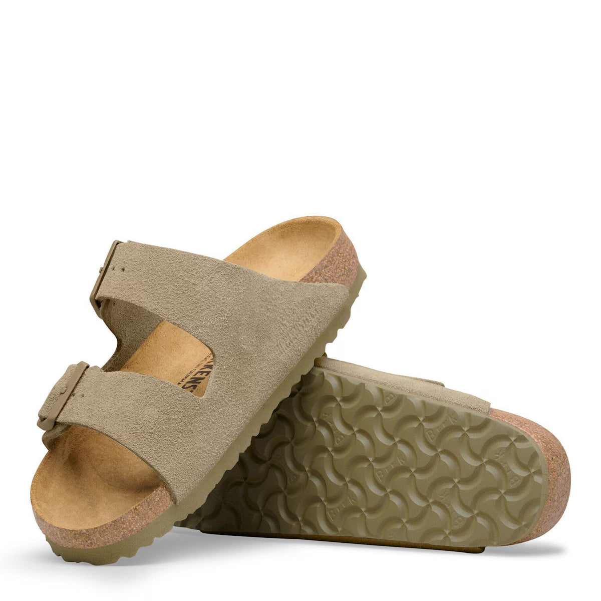 Sandali Arizona Suede Faded Khaki