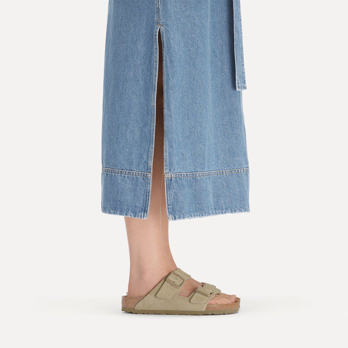 Sandali Arizona Suede Faded Khaki
