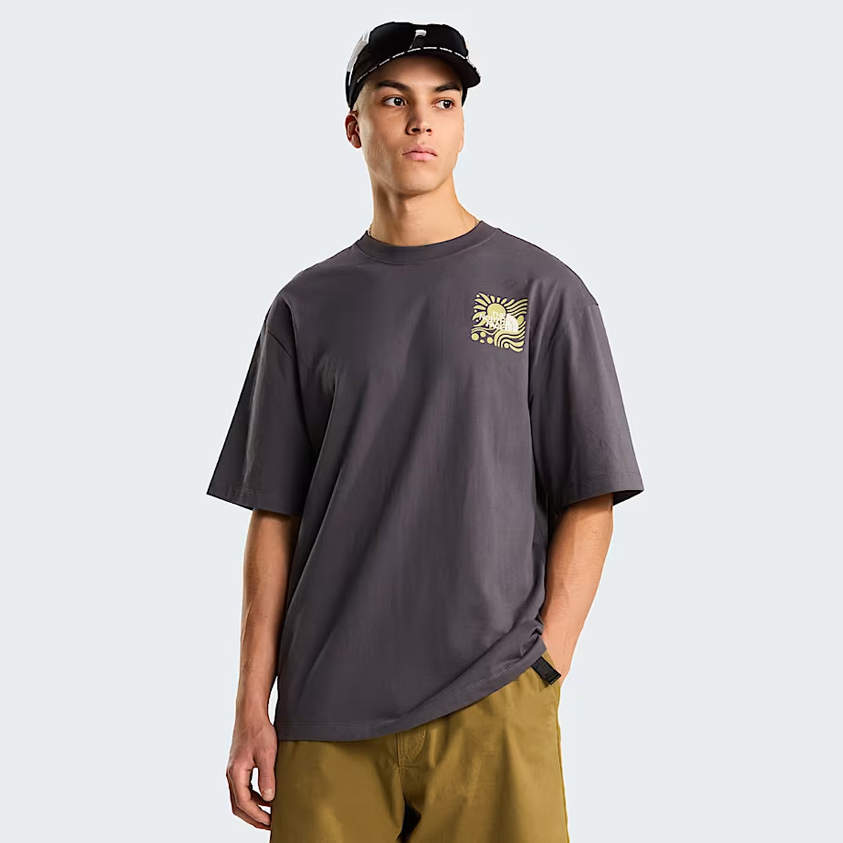 T-shirt Sun Oversize Anthracite Grey