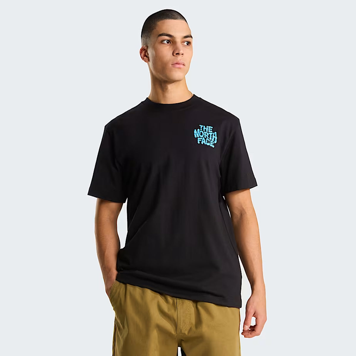 T-Shirt Drip Logo Relaxed TNF Black