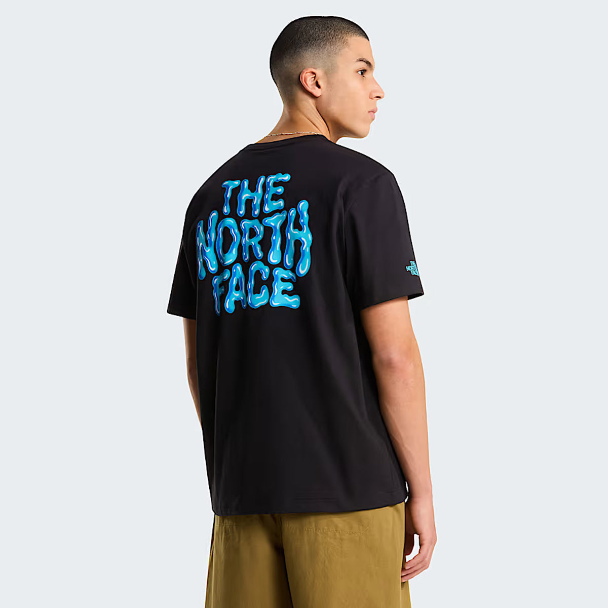 T-Shirt Drip Logo Relaxed TNF Black