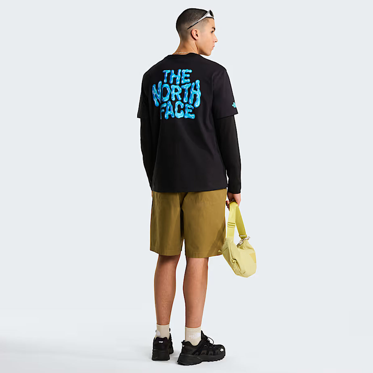 T-Shirt Drip Logo Relaxed TNF Black