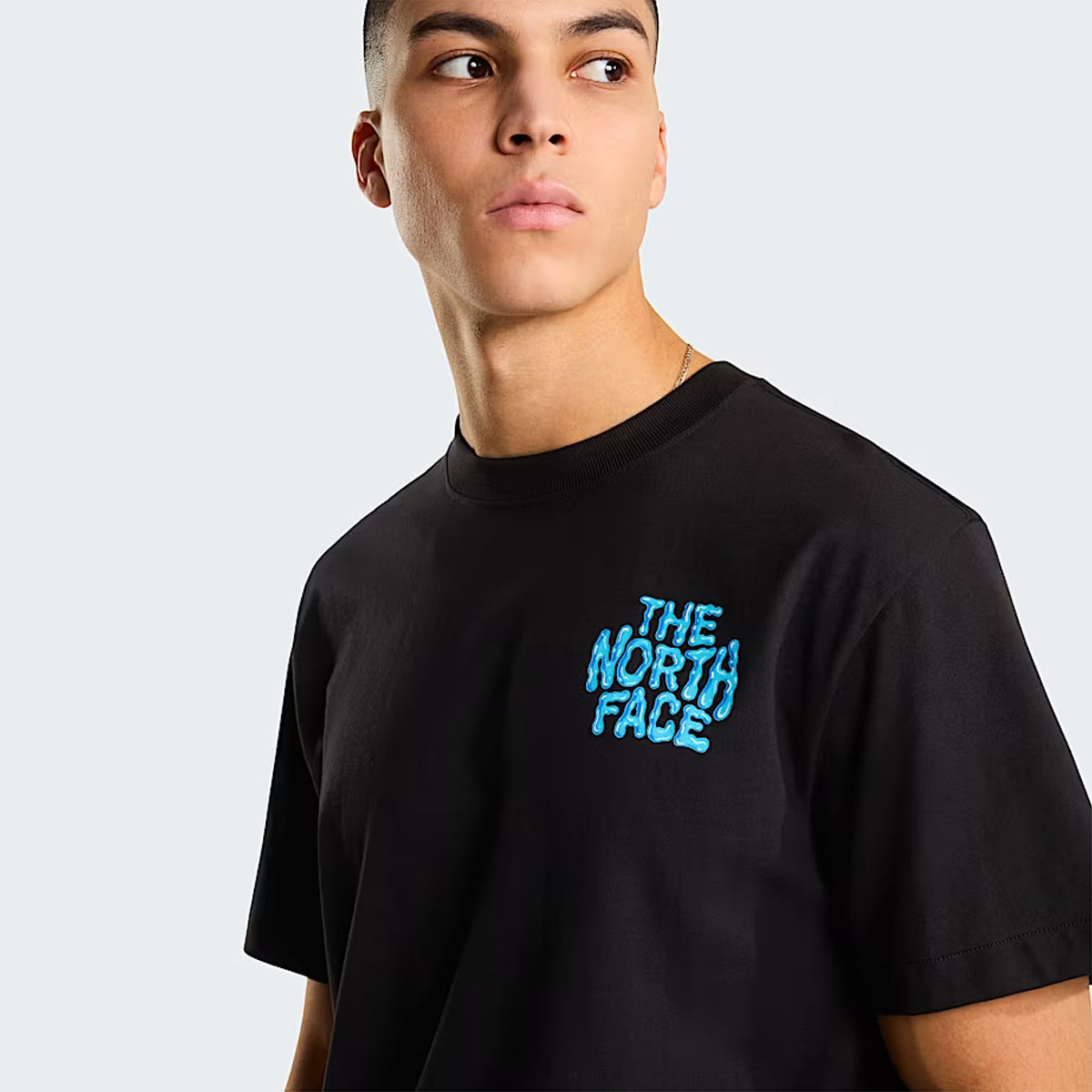 T-Shirt Drip Logo Relaxed TNF Black