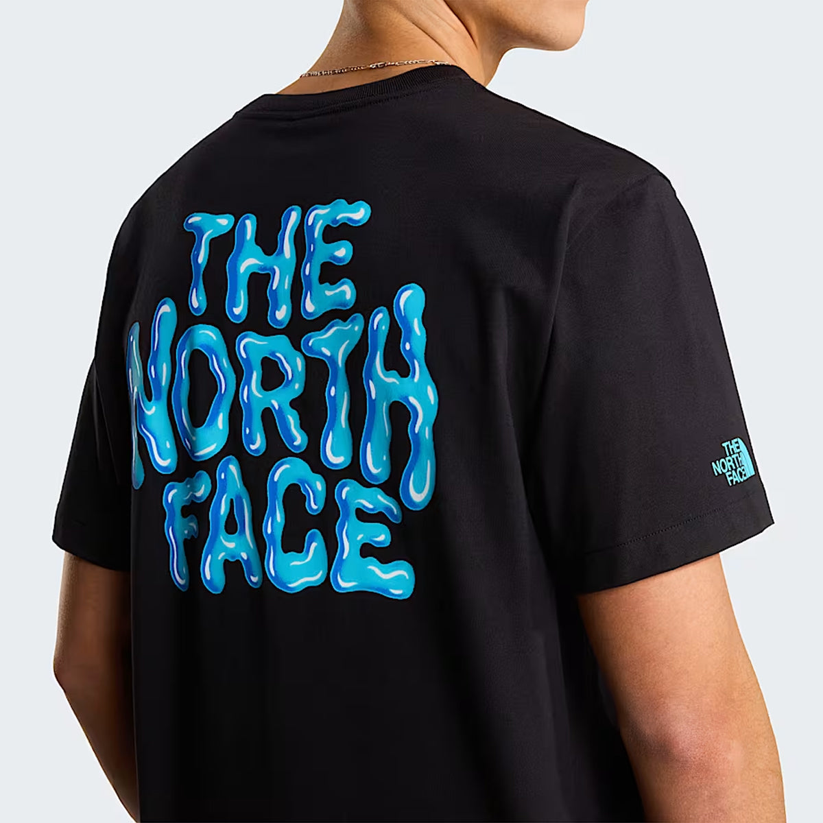 T-Shirt Drip Logo Relaxed TNF Black