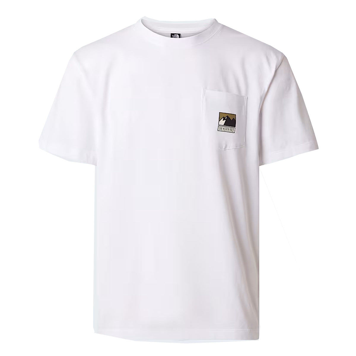 T-Shirt Mountain Logo Relaxed TNF White