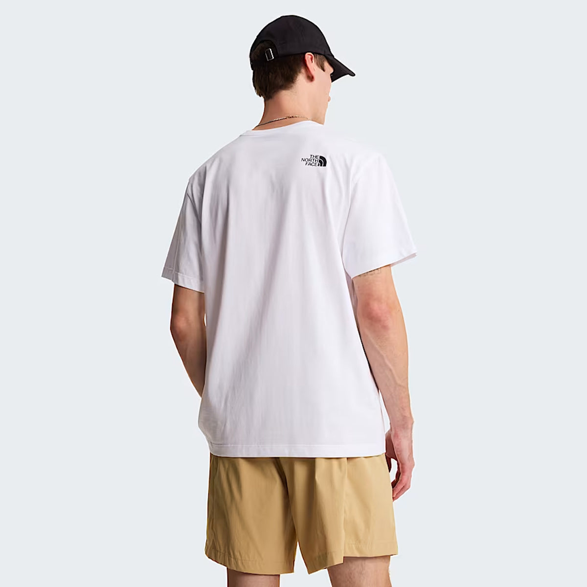 T-Shirt Mountain Logo Relaxed TNF White
