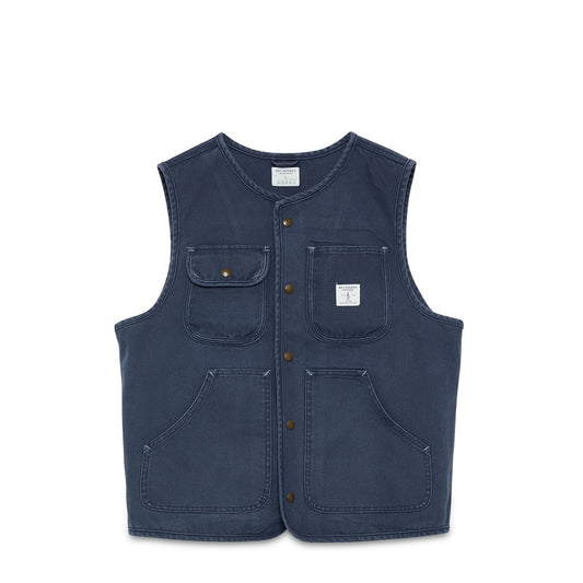 Gilet Workwear in canvas French Blue