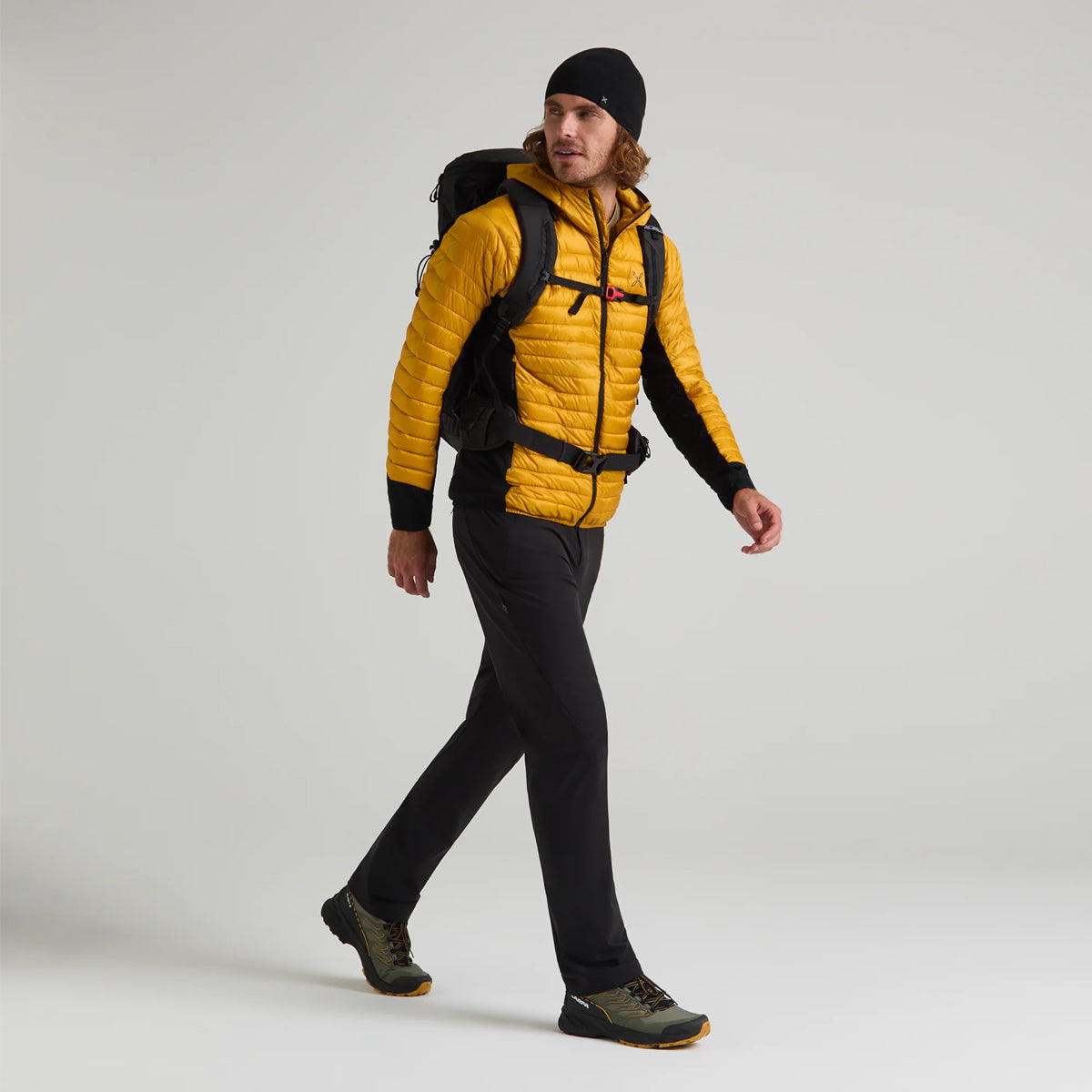 Giacca Walk Hooded Mustard