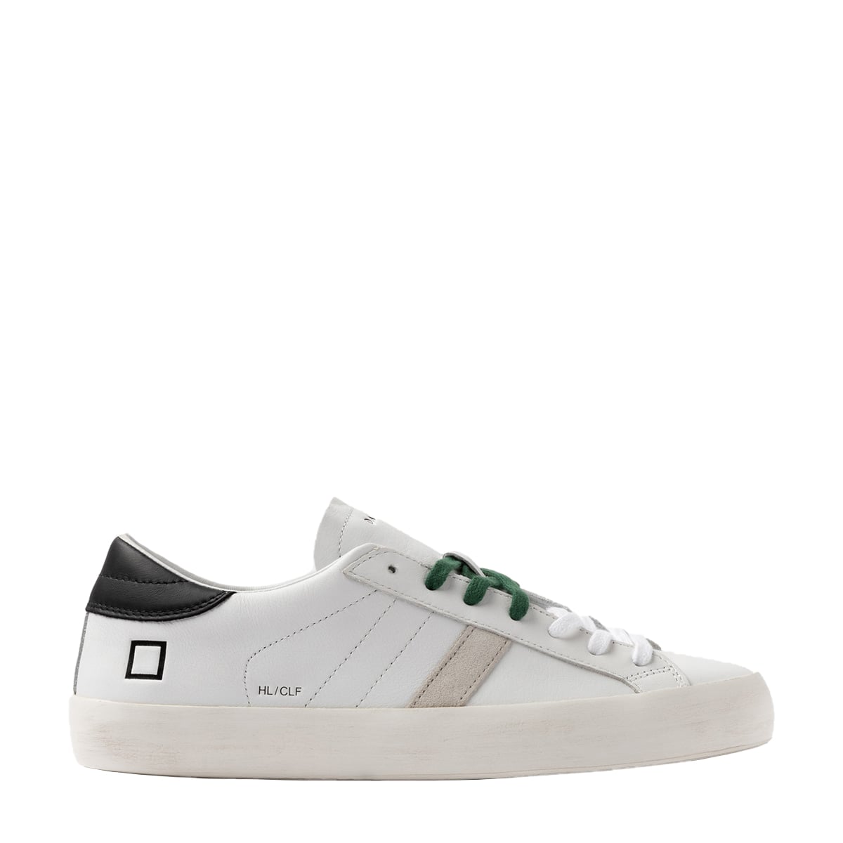 Sneakers Hill Low Calf White Black