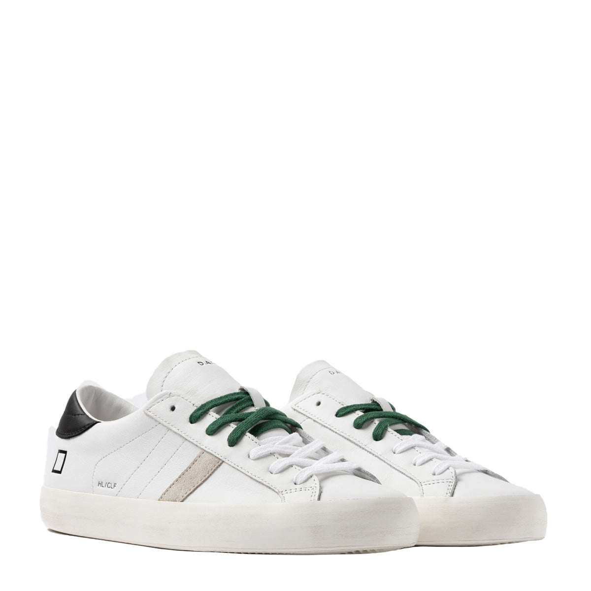 Sneakers Hill Low Calf White Black