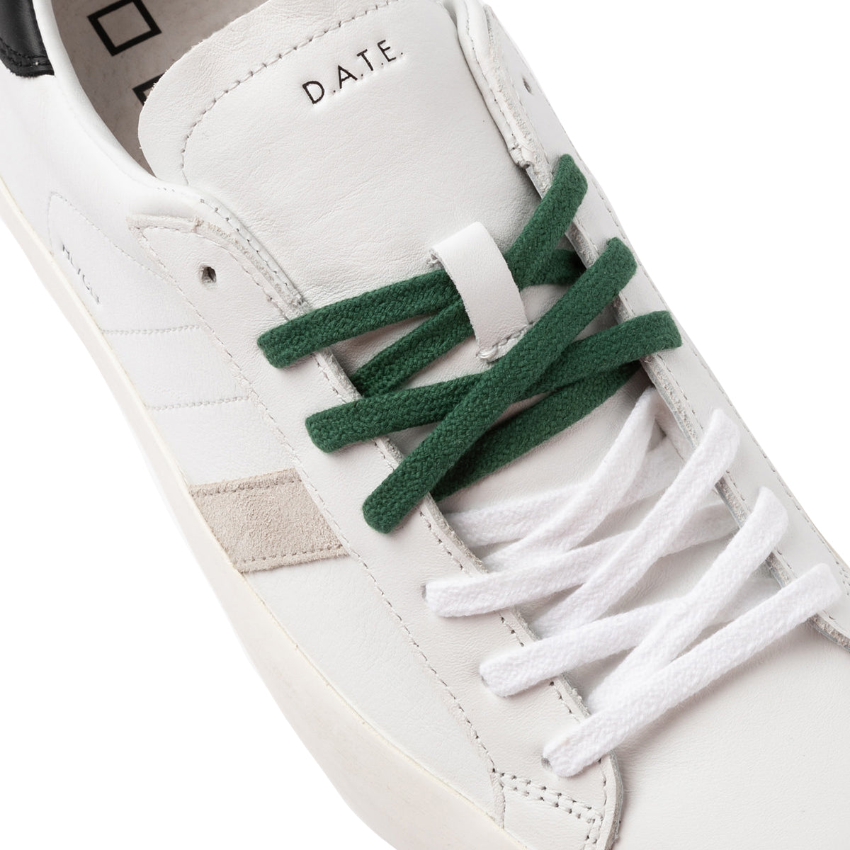 Sneakers Hill Low Calf White Black