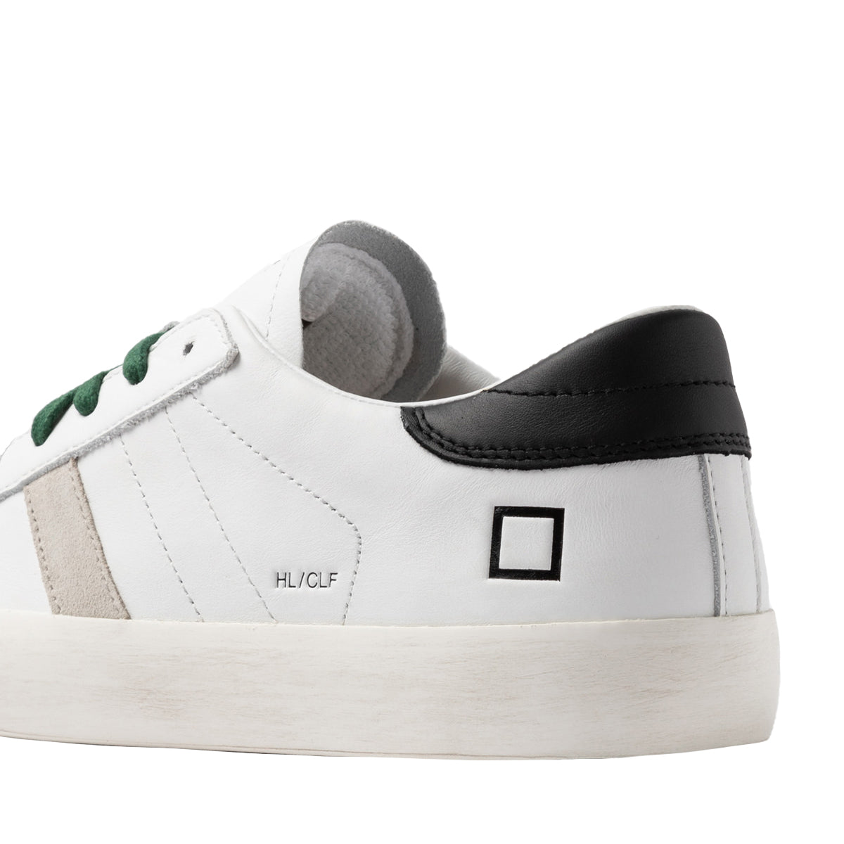 Sneakers Hill Low Calf White Black