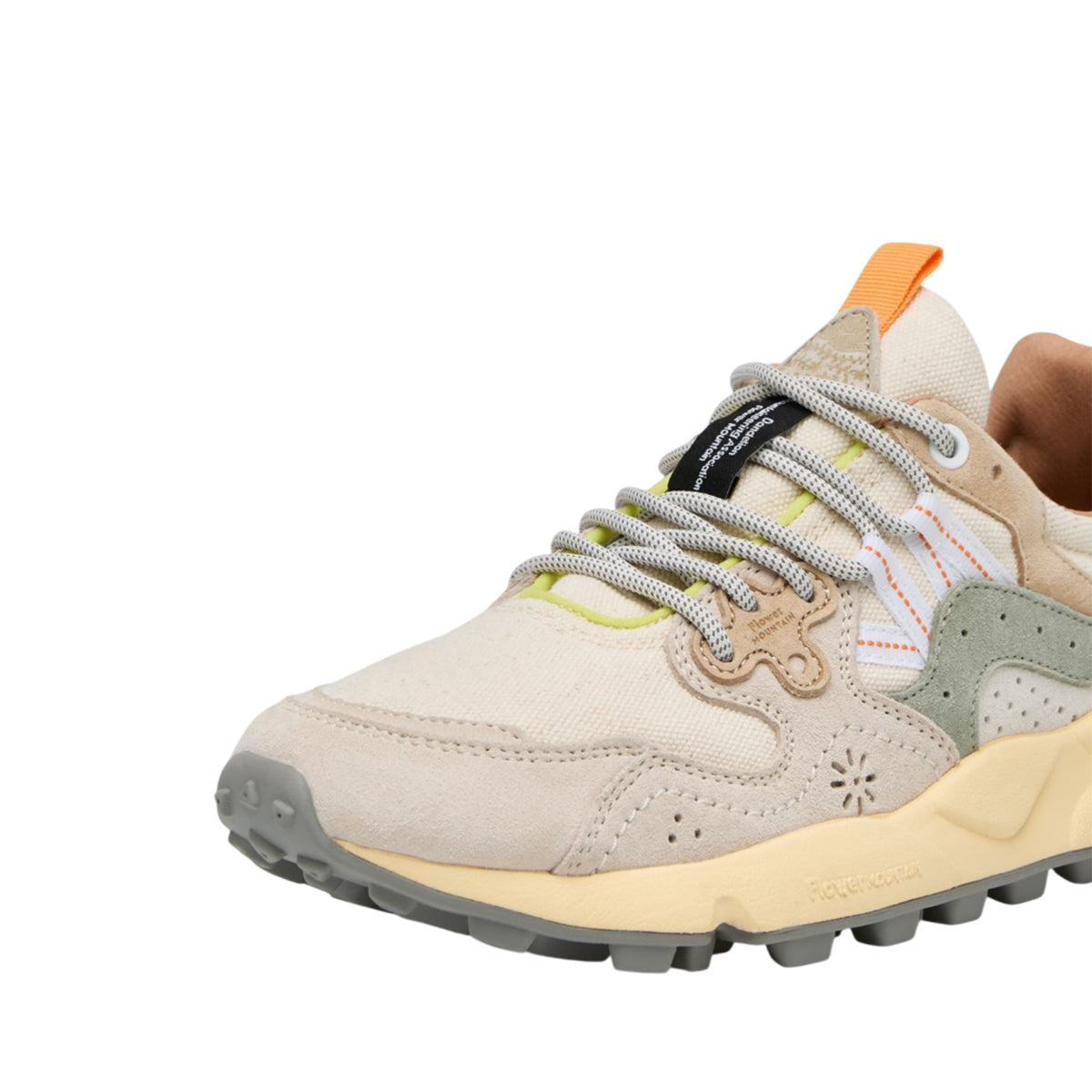 Sneakers Uomo Yamano 3 Suede/Canvas Off White Sage