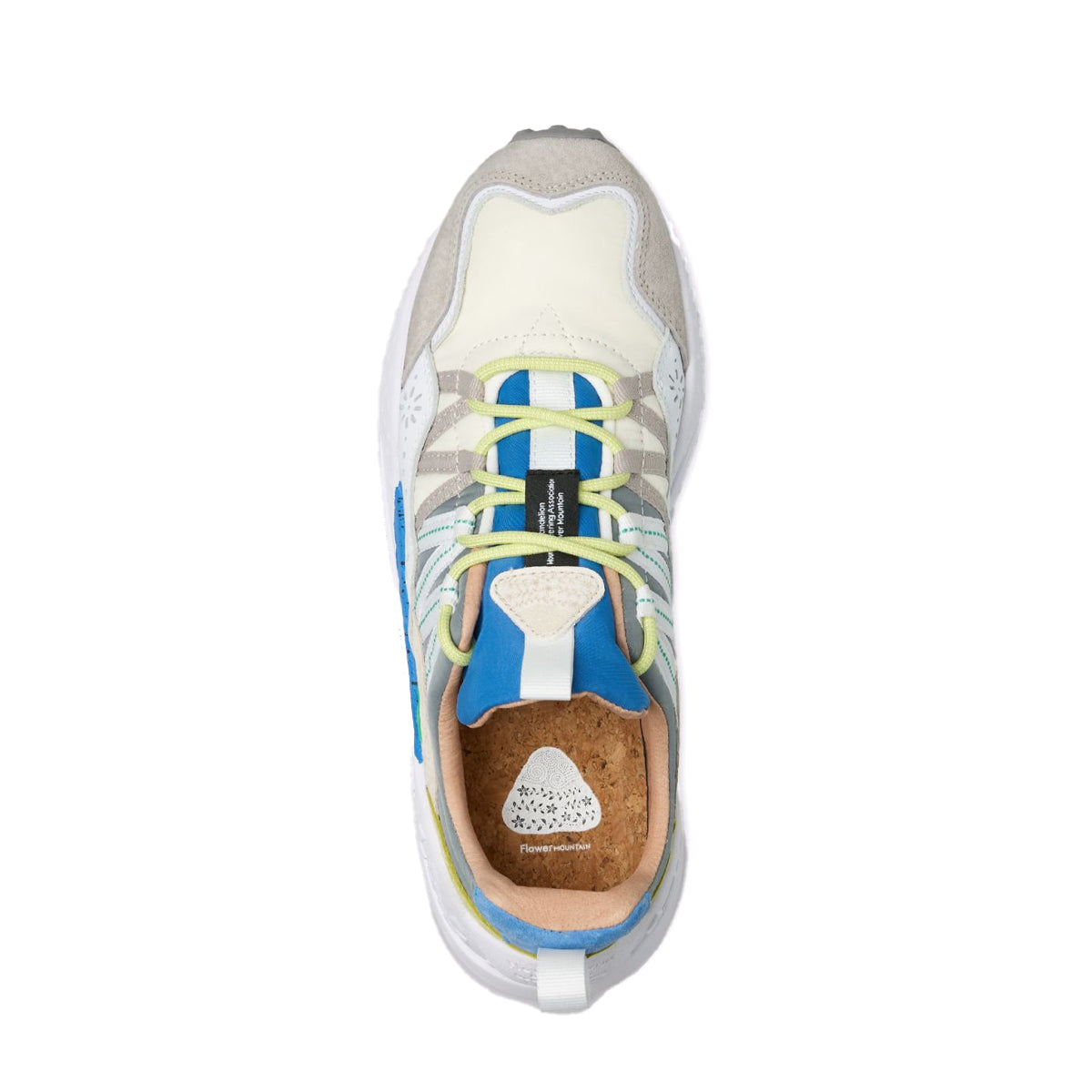 Sneakers Uomo Washi Suede/Nylon Grey White Azure