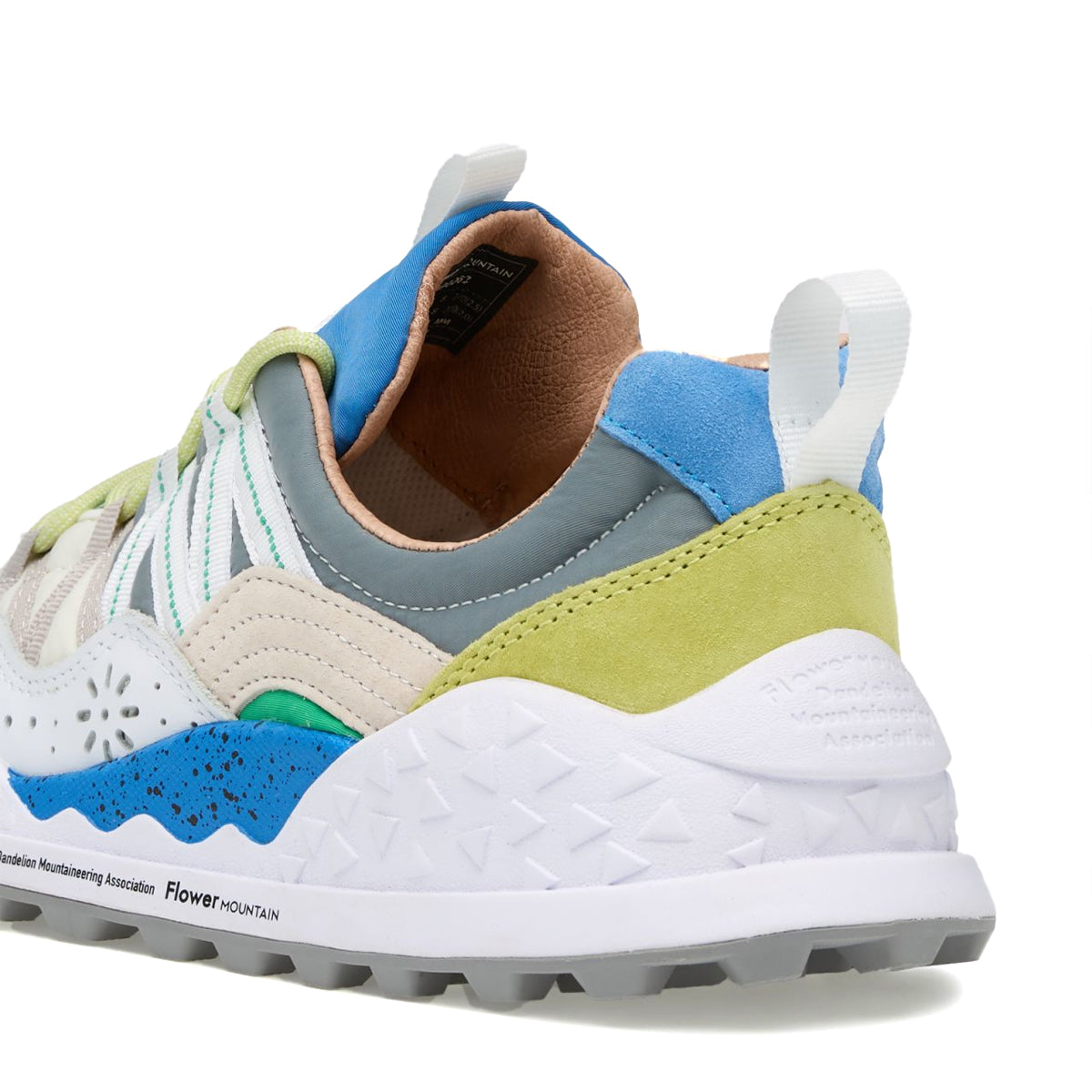 Sneakers Uomo Washi Suede/Nylon Grey White Azure