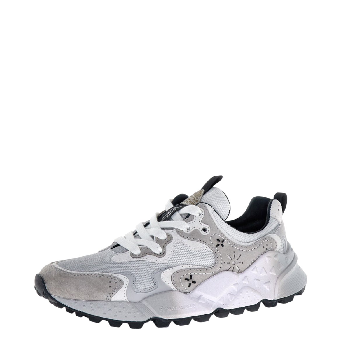 Sneakers Uomo Rulis Suede/Net Degradé Grey White