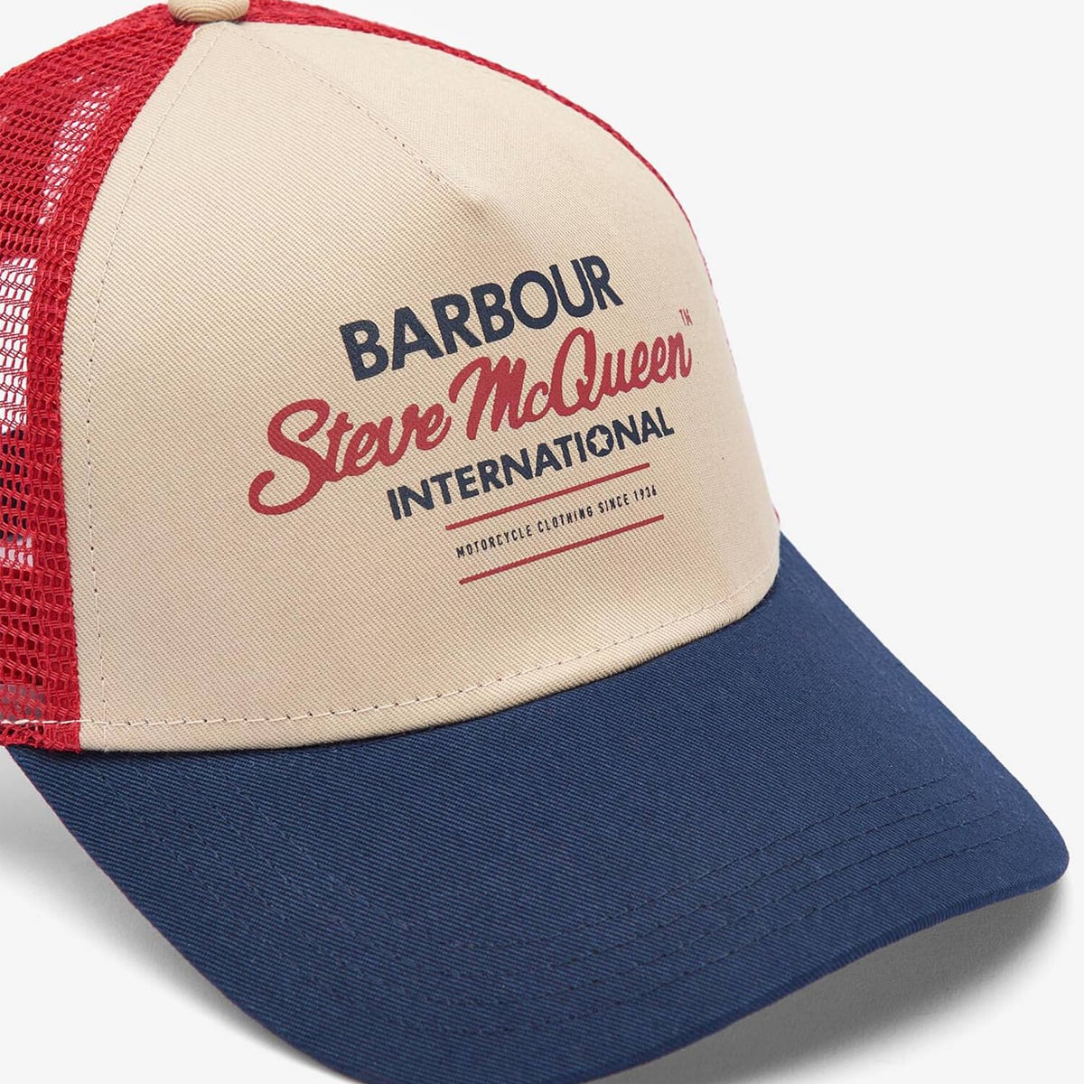 Cappello Trucker Steve McQueen™ Navy Red Stone