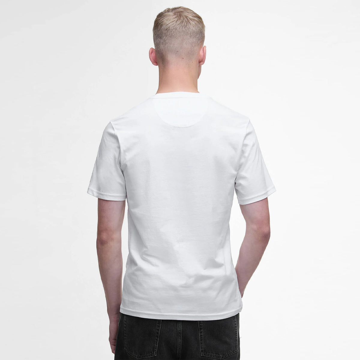 T-Shirt con logo piccolo White Black