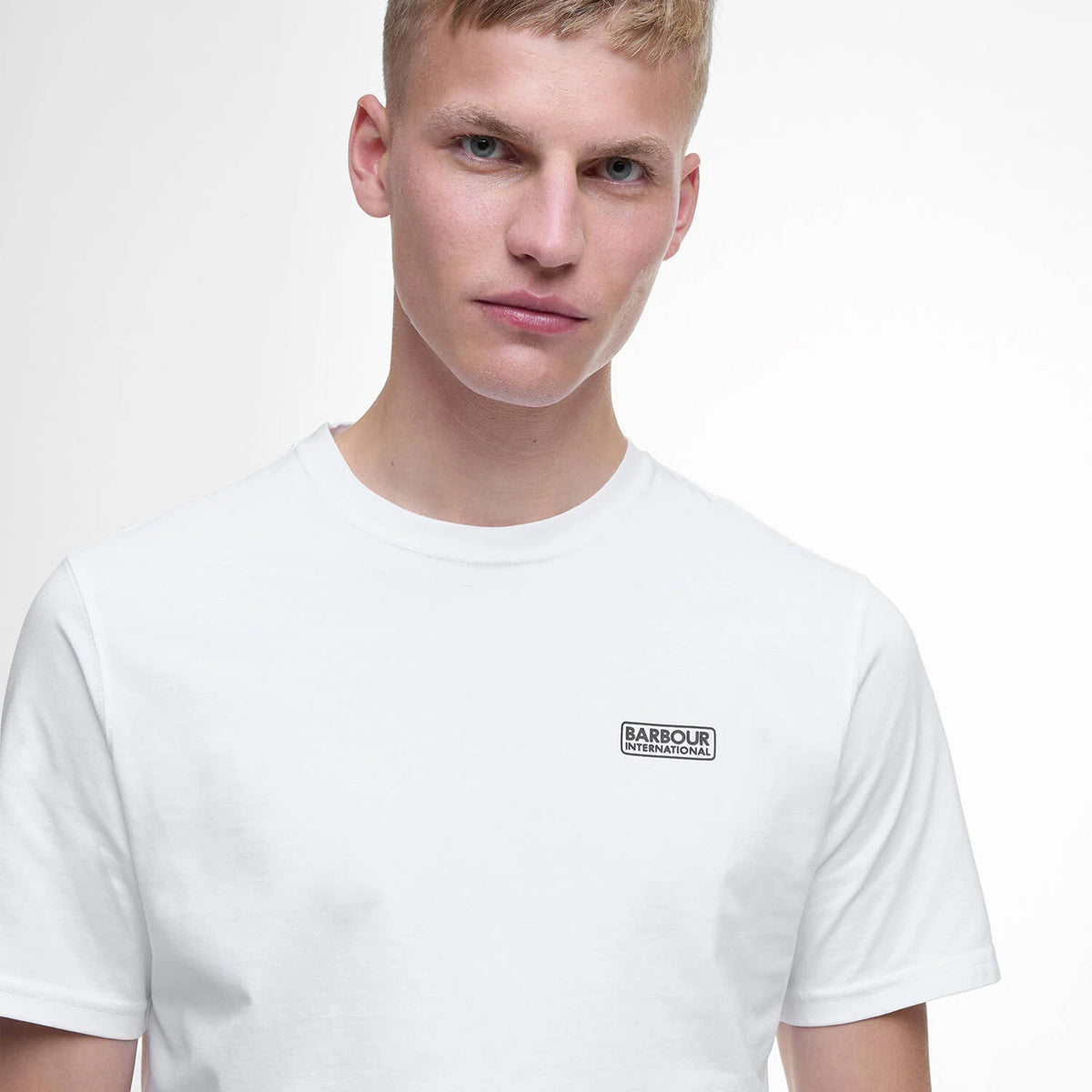 T-Shirt con logo piccolo White Black