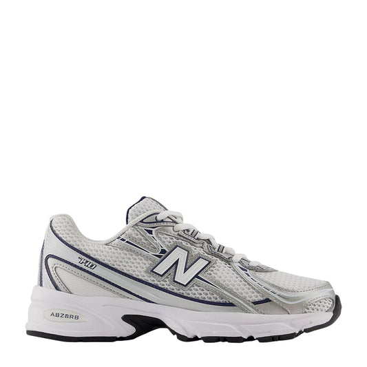 Sneakers 740 White Silver Navy