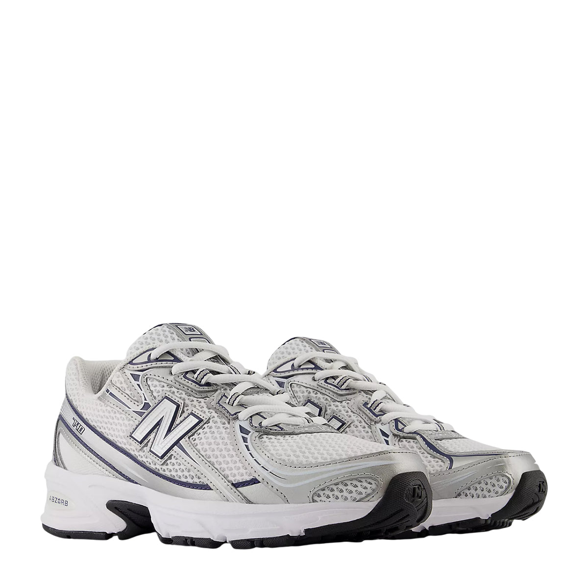 Sneakers 740 White Silver Navy