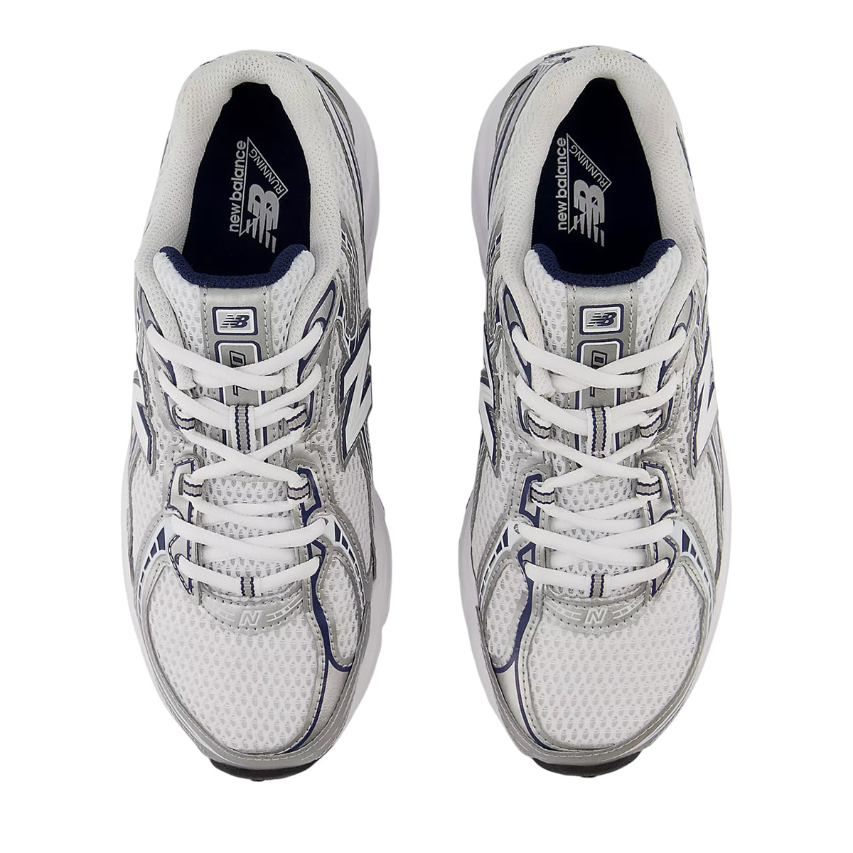 Sneakers 740 White Silver Navy