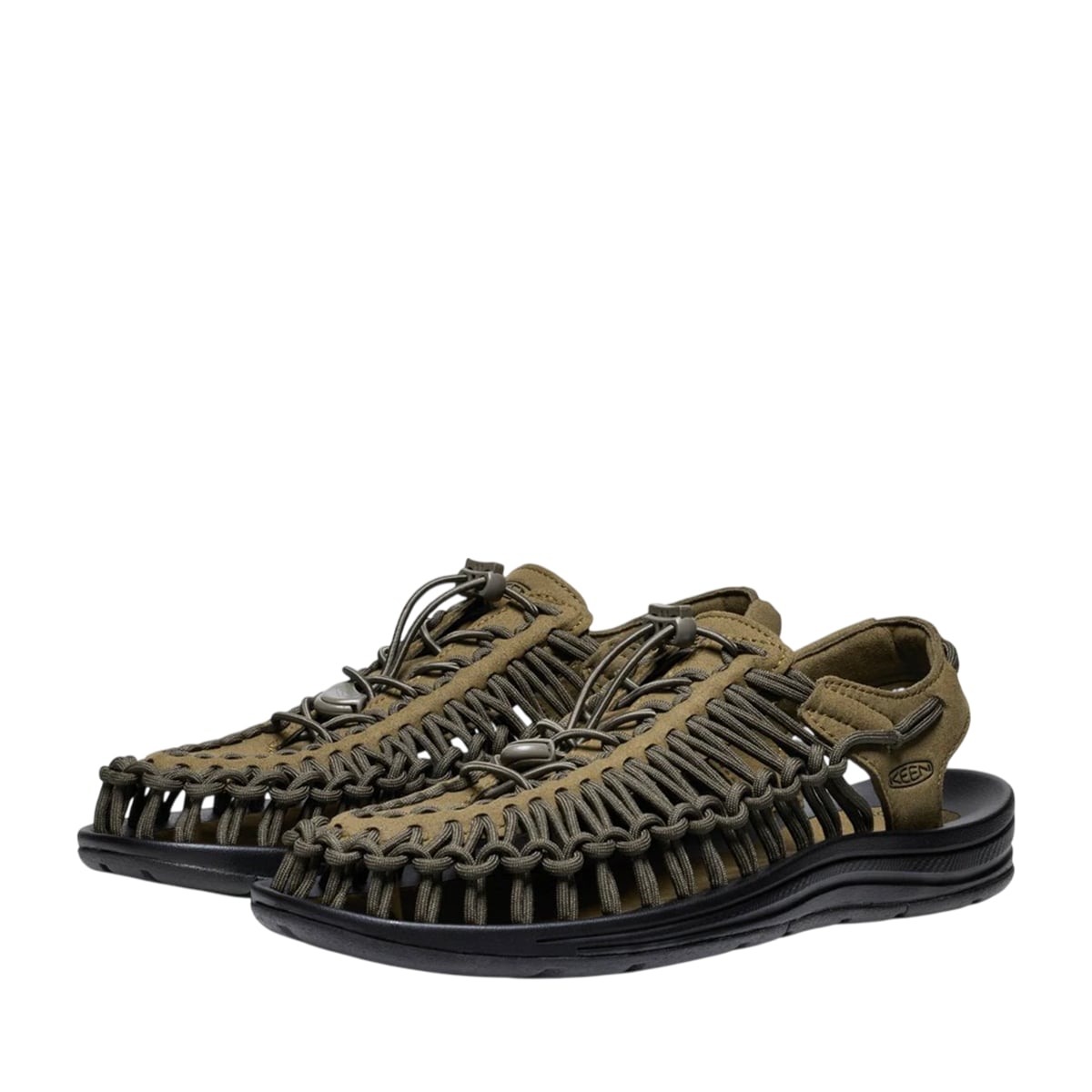 Sandalo Sneaker Uneek Uomo Dark Olive Black